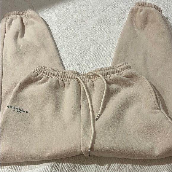Princess Polly Tan Track Pants Relaxed Fit Elastic Waistband - Picture 3 of 9